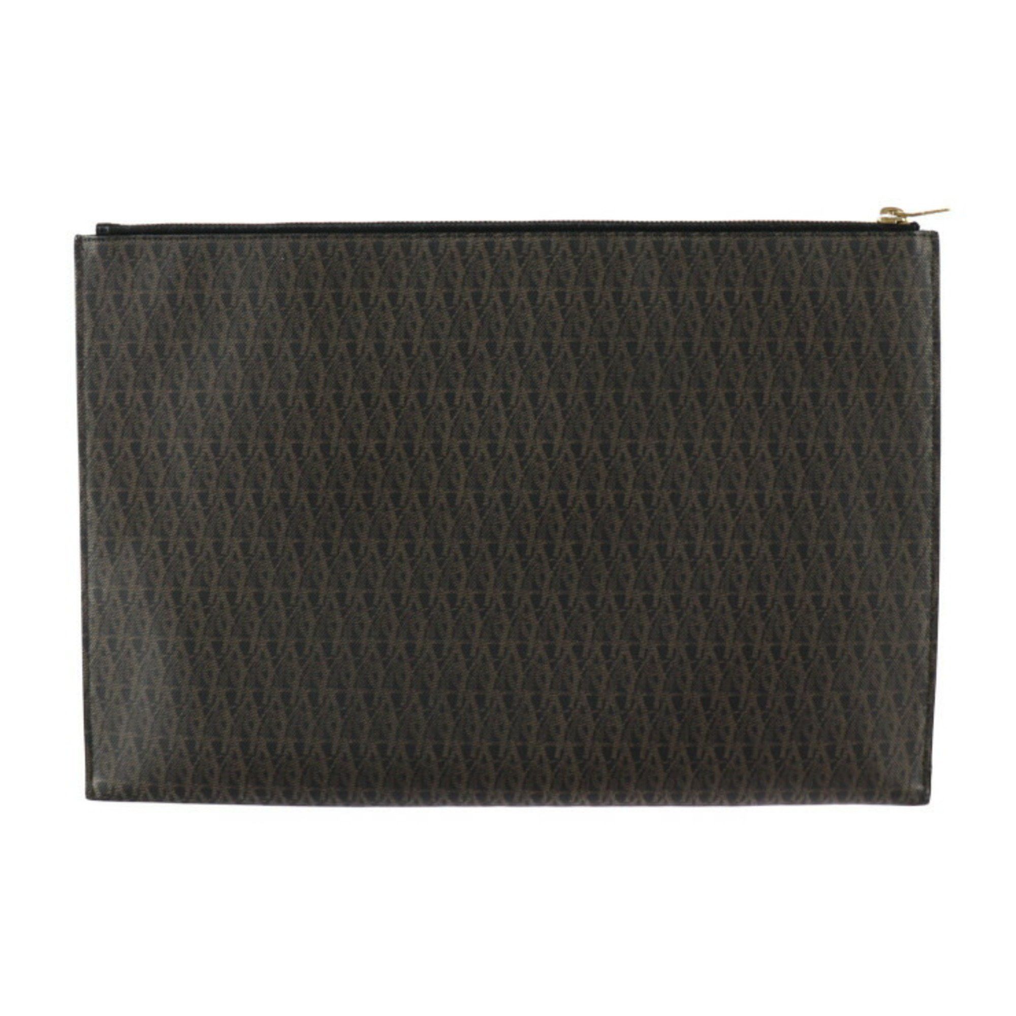 Yves Saint Laurent Yves Saint Laurent SAINT LAURENT PARIS Saint Laurent Paris Classic Toile Monogram Second Bag 378261 Brown Clutch Pouch 2414033007089R1 Size ONE SIZE - 3 Thumbnail