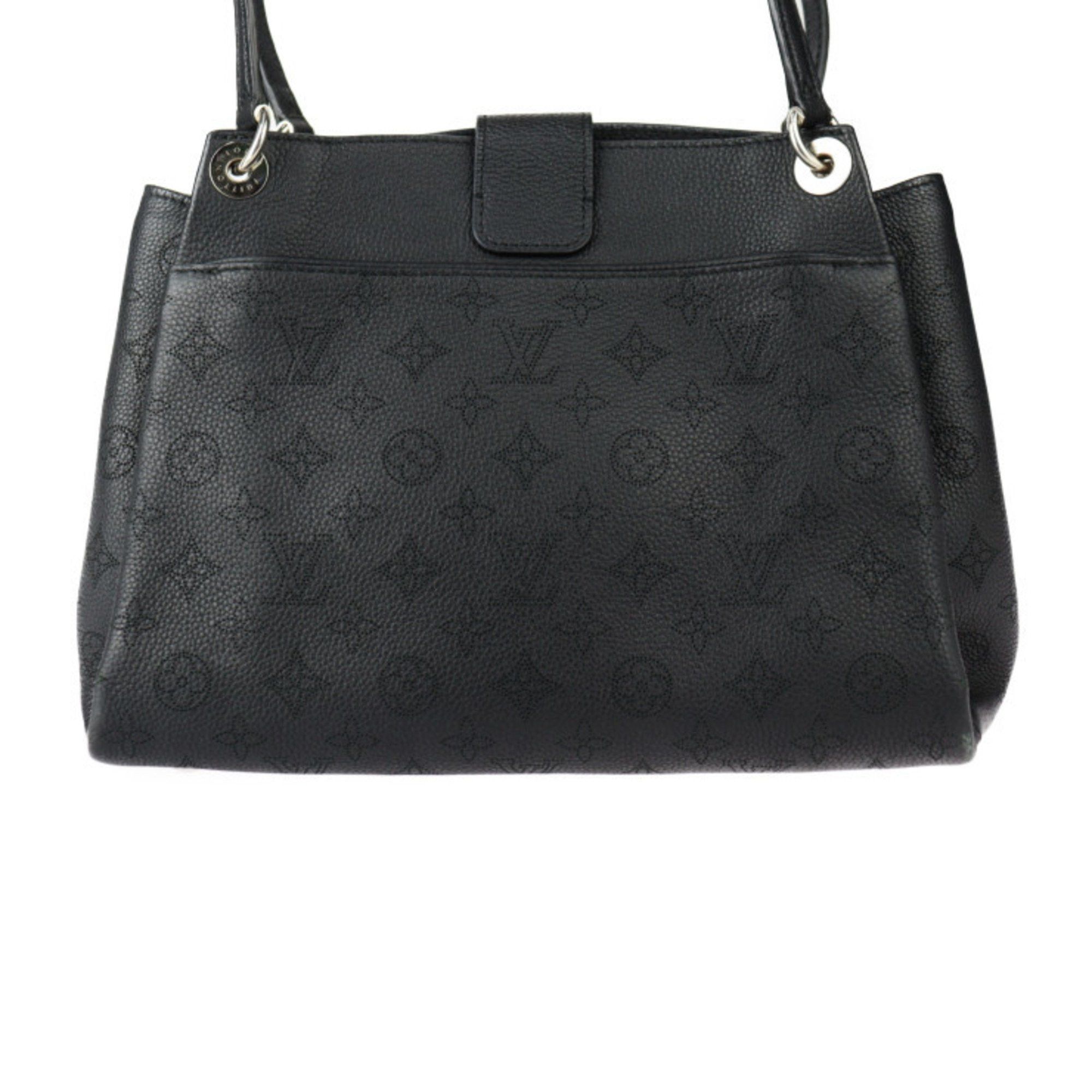 Louis Vuitton Louis Vuitton Sevres Monogram Mahina Handbag M41788 Leather Black Shoulder Bag Tote 2423063008112R1 Size ONE SIZE - 3 Thumbnail