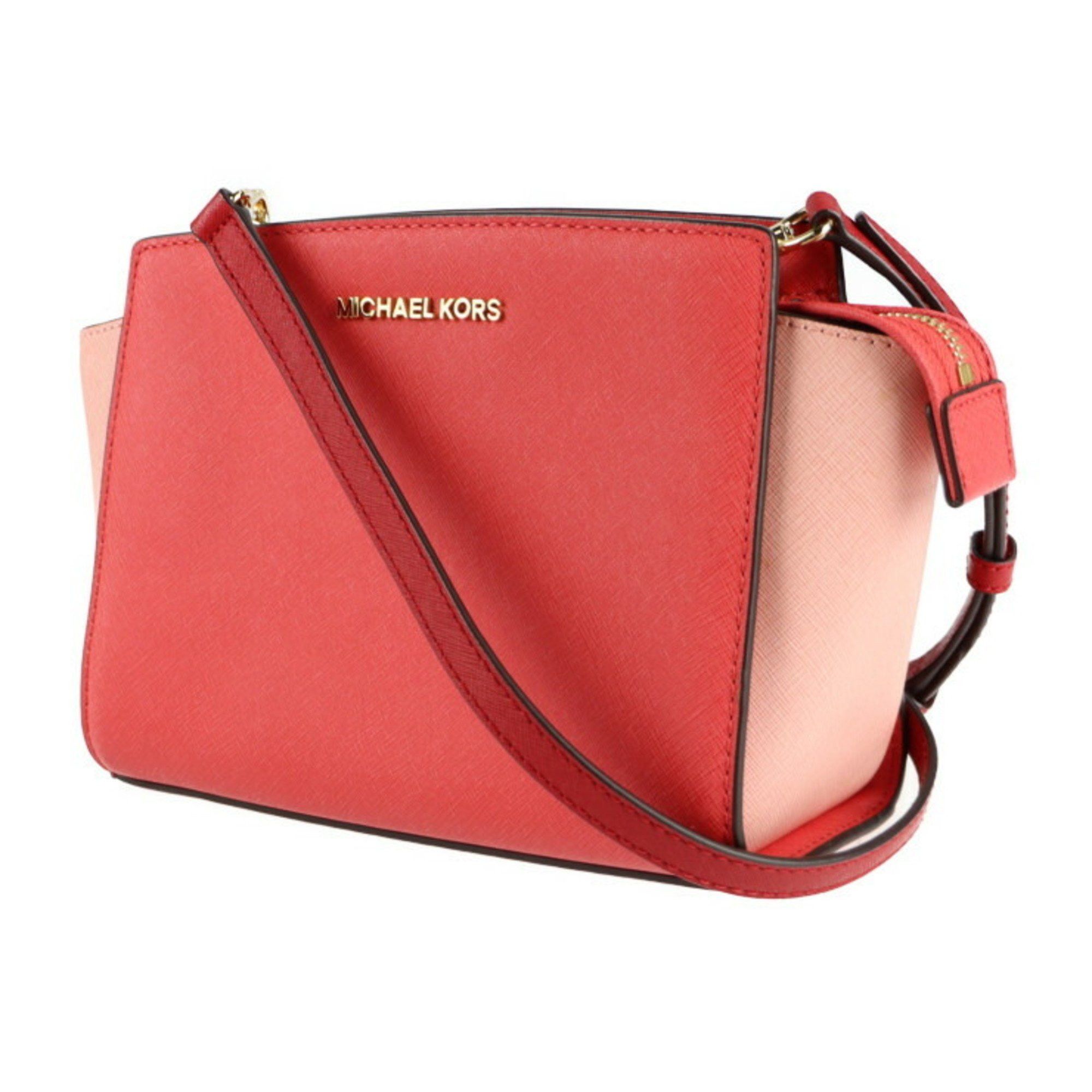 Michael Kors Michael Kors Crossbody Bag Shoulder 30T4MLMM2T Leather Pink Pochette 2107053001088R1 Size ONE SIZE - 2 Thumbnail