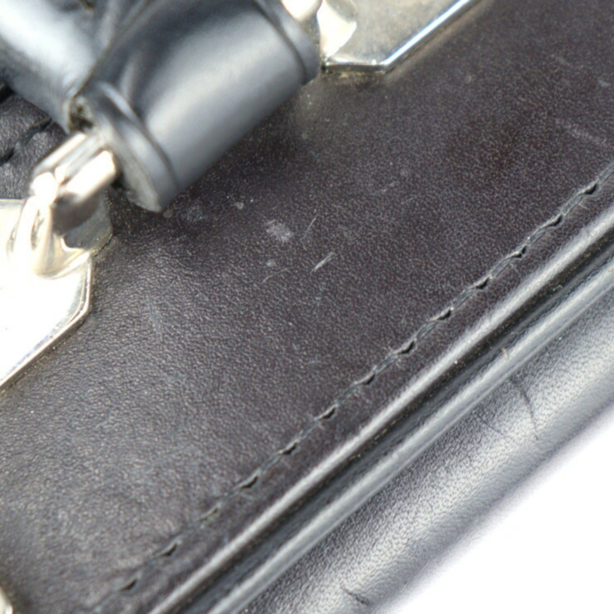Louis Vuitton Louis Vuitton Valisette PM Monogram Glace Handbag M92235 Leather Black Mini Trunk 2413053007059R1 Size ONE SIZE - 7 Thumbnail