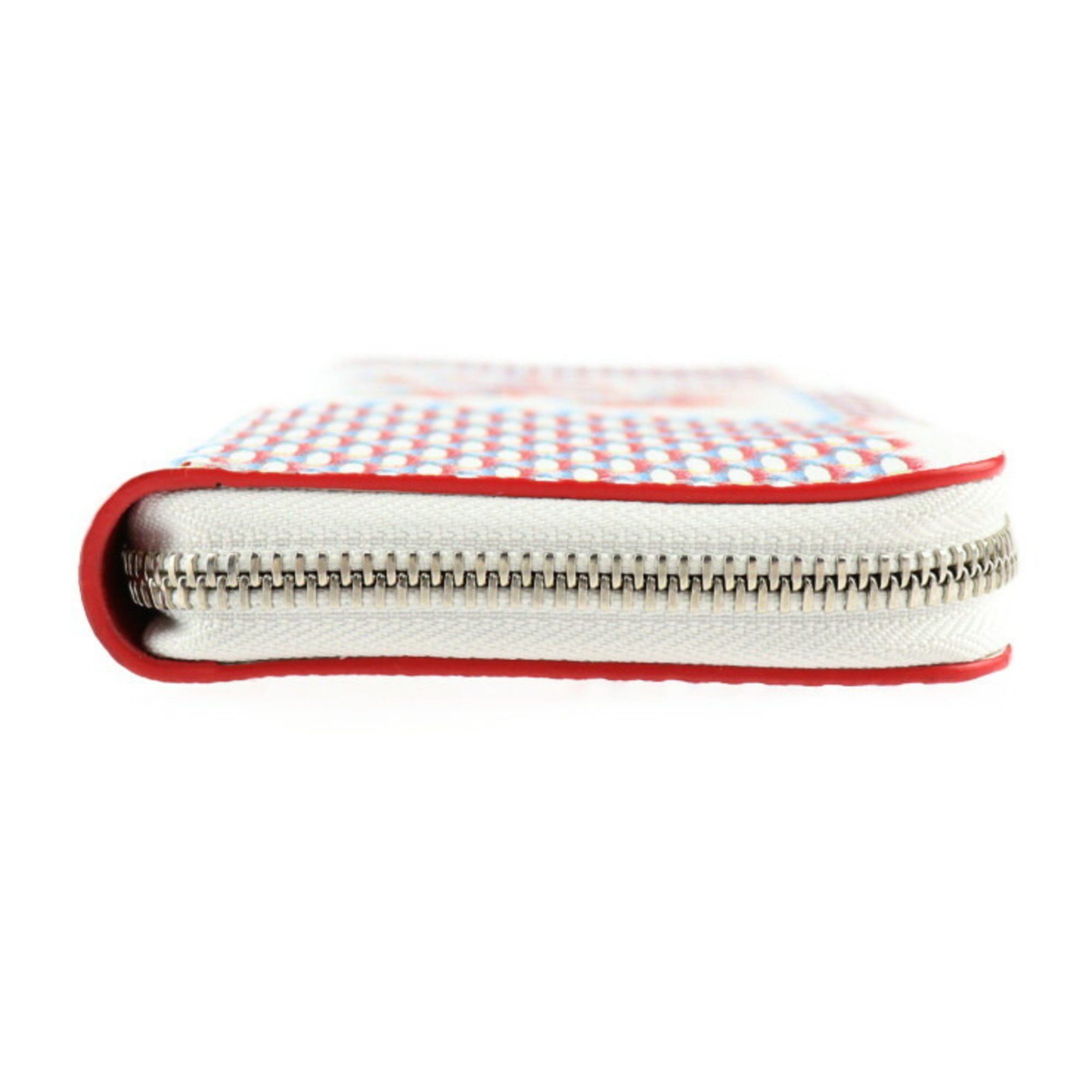 Louis Vuitton Louis Vuitton Zippy Wallet Vertical Damier Giant Spray Long M81403 Leather Blanc White Multicolor Bi-fold Round 2414033010072R1 Size ONE SIZE - 4 Thumbnail