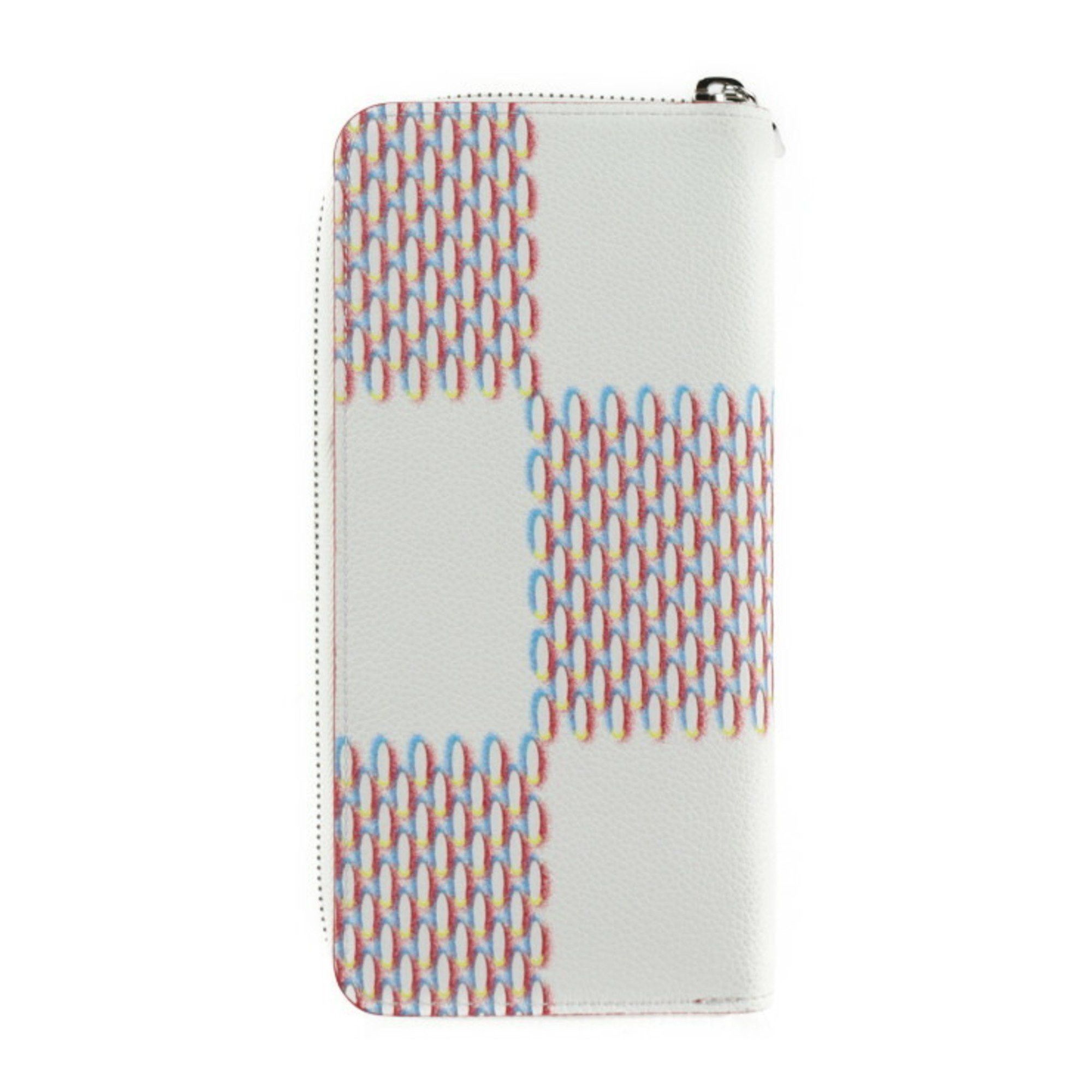 Louis Vuitton Louis Vuitton Zippy Wallet Vertical Damier Giant Spray Long M81403 Leather Blanc White Multicolor Bi-fold Round 2414033010072R1 Size ONE SIZE - 3 Thumbnail