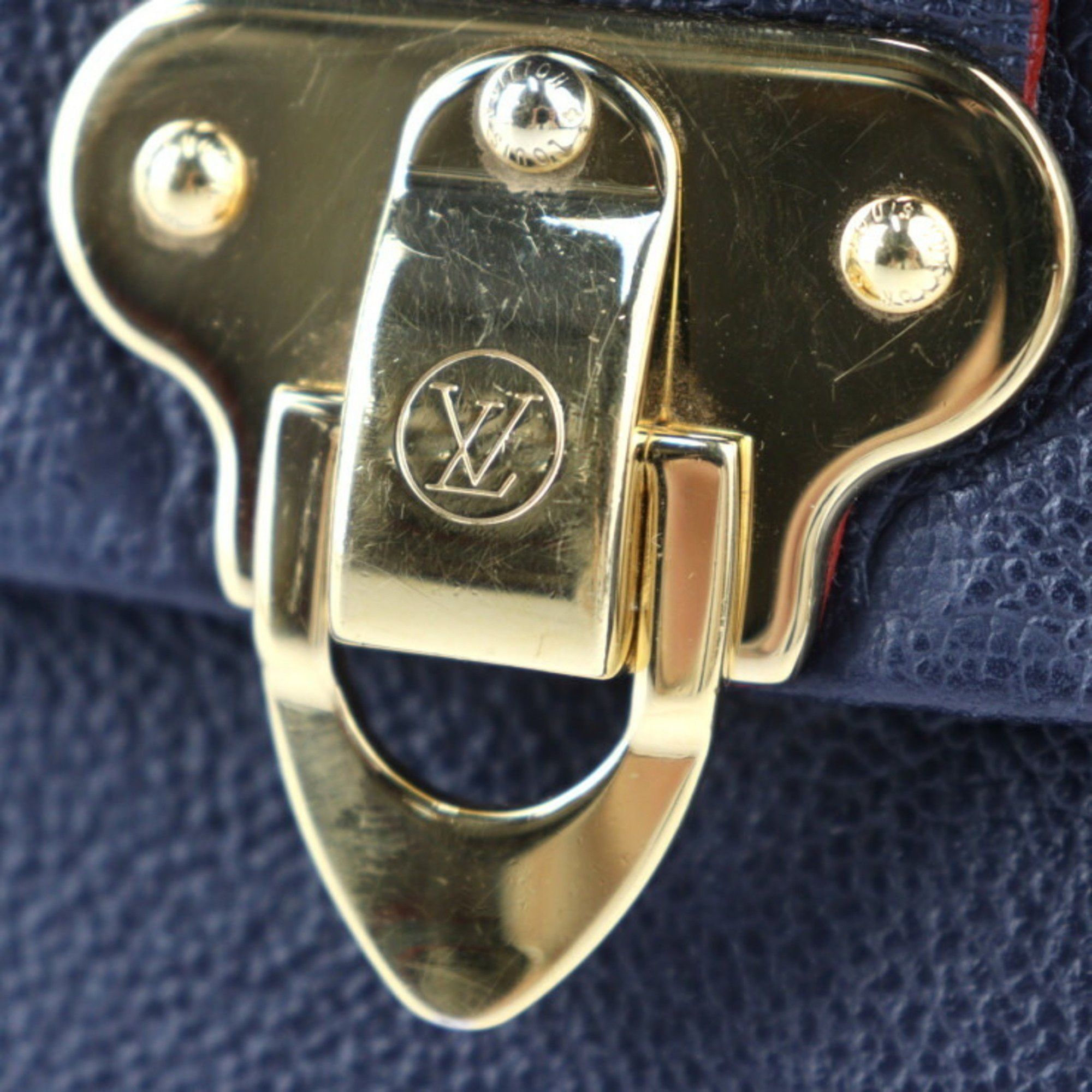 Louis Vuitton Louis Vuitton Vavin PM Monogram Empreinte Shoulder Bag M52271 Leather Marine Rouge Flap Chain Navy 2417063007090R1 Size ONE SIZE - 7 Thumbnail
