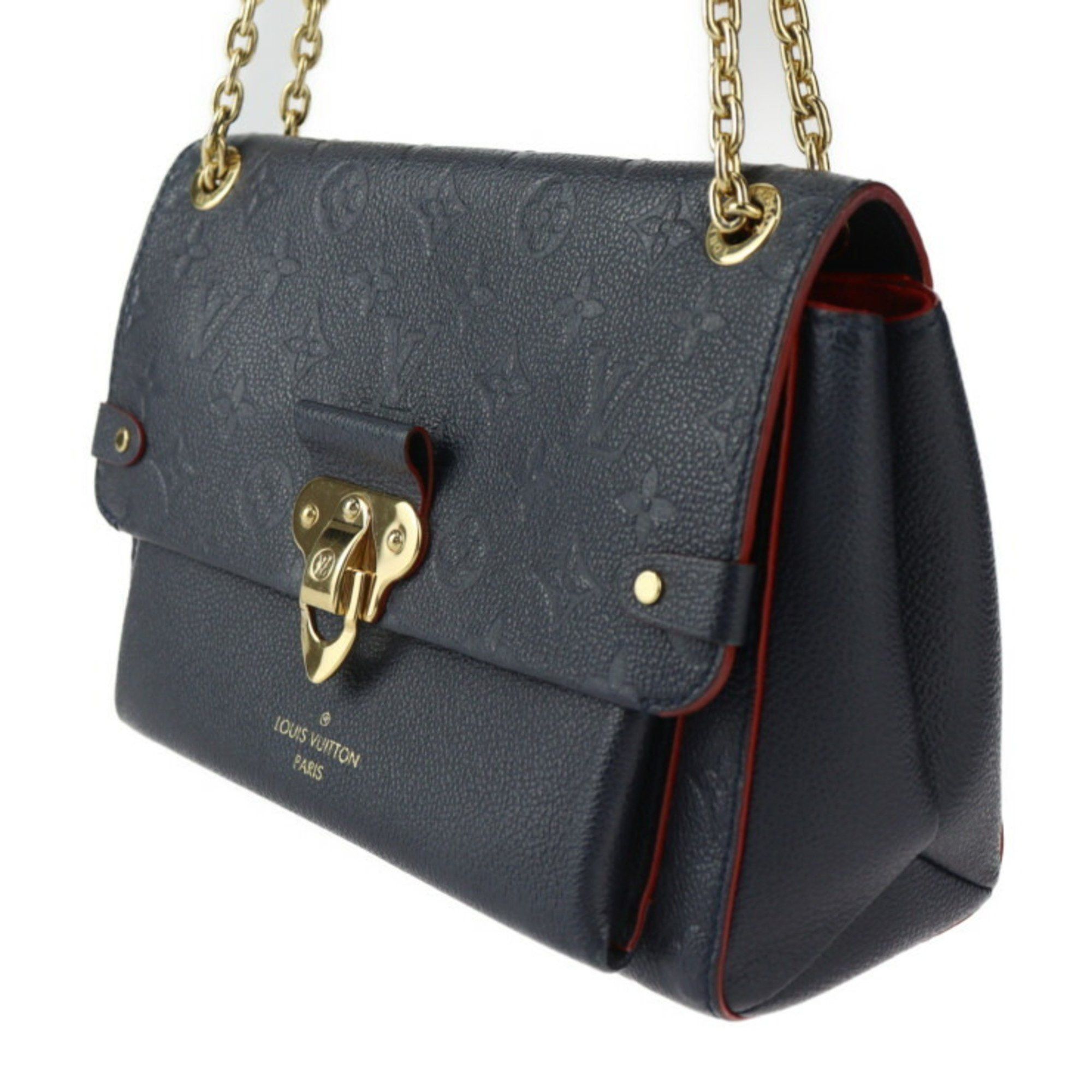 Louis Vuitton Louis Vuitton Vavin PM Monogram Empreinte Shoulder Bag M52271 Leather Marine Rouge Flap Chain Navy 2417063007090R1 Size ONE SIZE - 2 Thumbnail