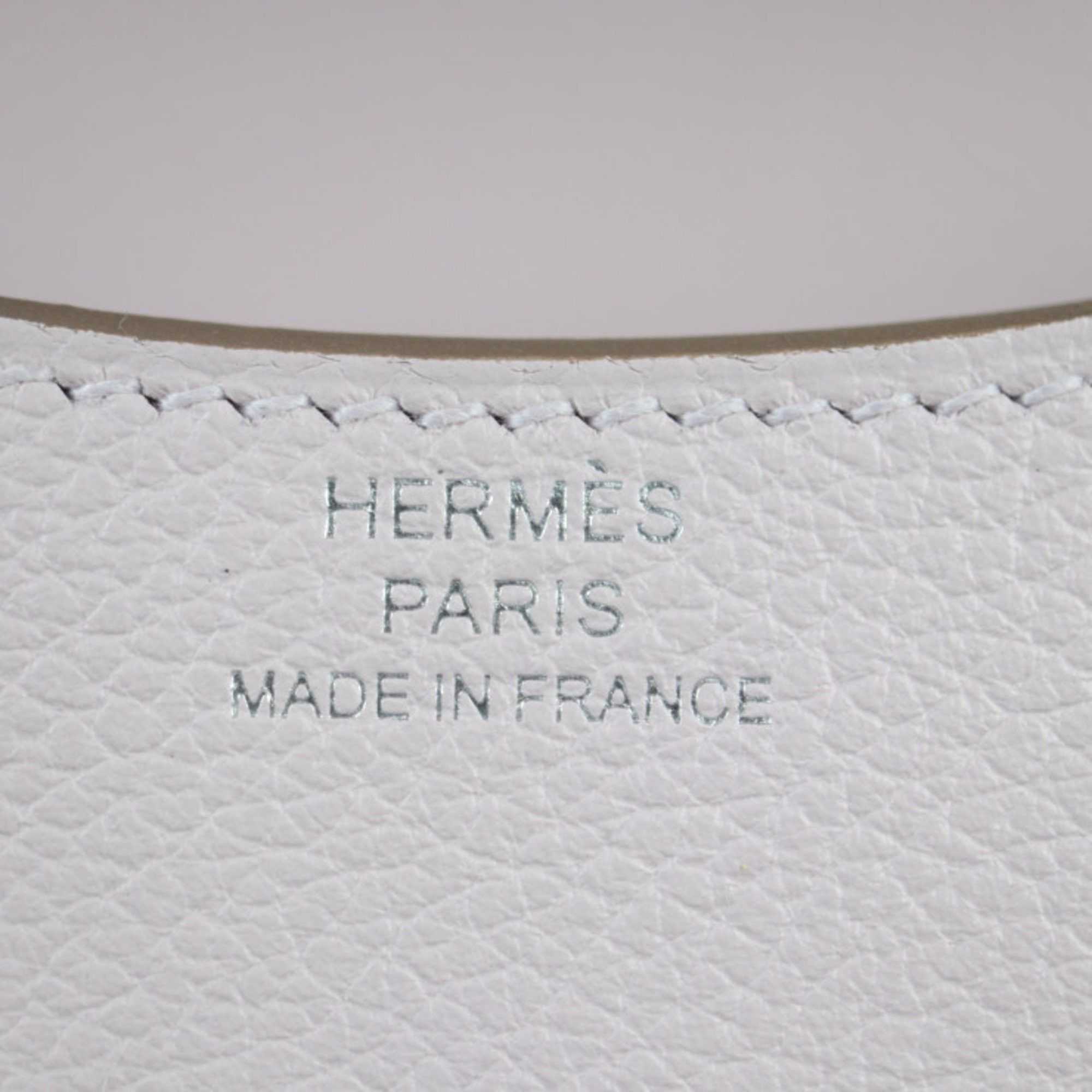 Hermes HERMES Constance Pouch - Evercolor Mauve Pale Compact Wallet Coin B Engraved 2414033007097R1 Size ONE SIZE - 8 Thumbnail