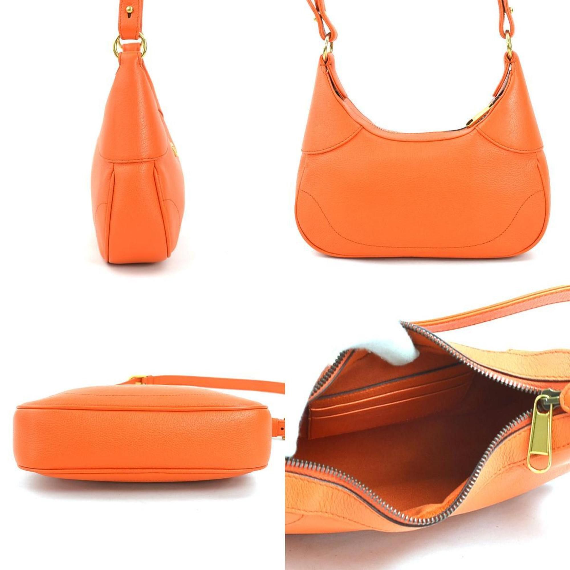 Gucci GUCCI 2-Way Bag Shoulder GG Marmont Leather Orange Gold Women's 731817 e60378g Size ONE SIZE - 2 Thumbnail