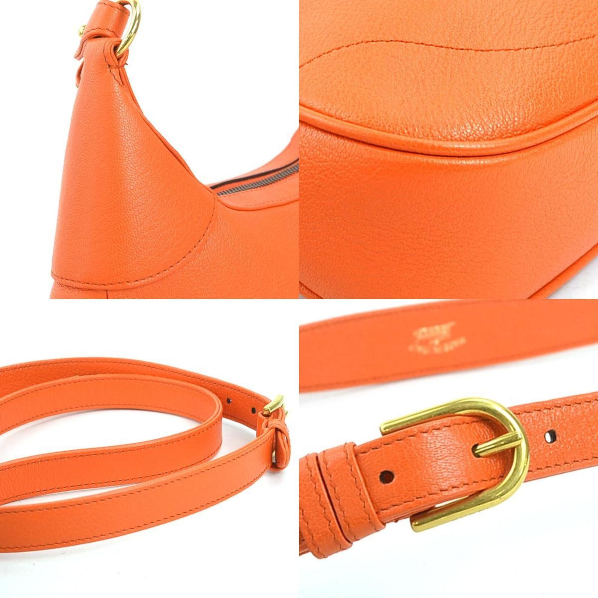 Gucci GUCCI 2-Way Bag Shoulder GG Marmont Leather Orange Gold Women's 731817 e60378g Size ONE SIZE - 3 Thumbnail