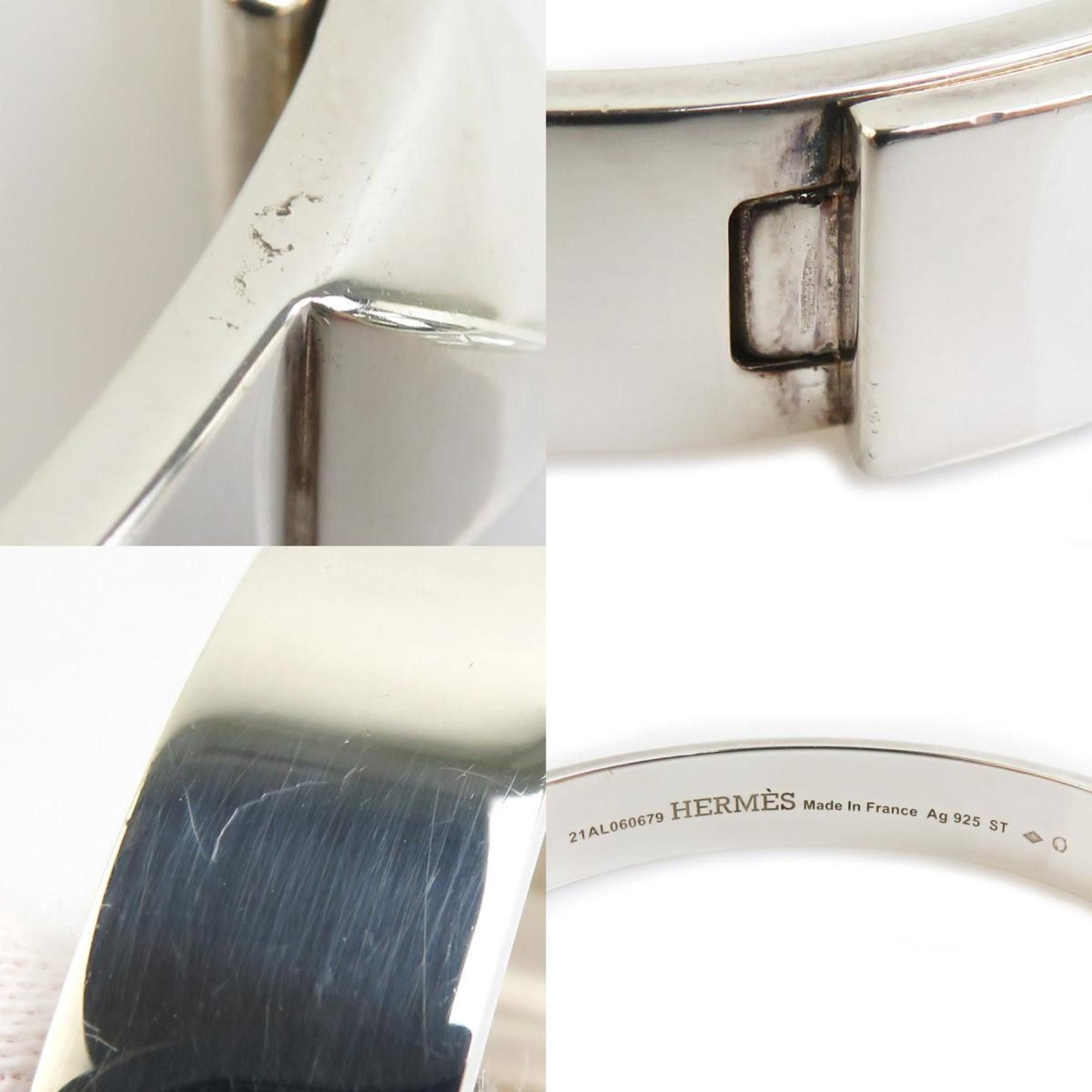 Hermes Hermes Bracelet Bangle Collier de Chien PM Silver 925 Women's 90123a Size ONE SIZE - 5 Thumbnail