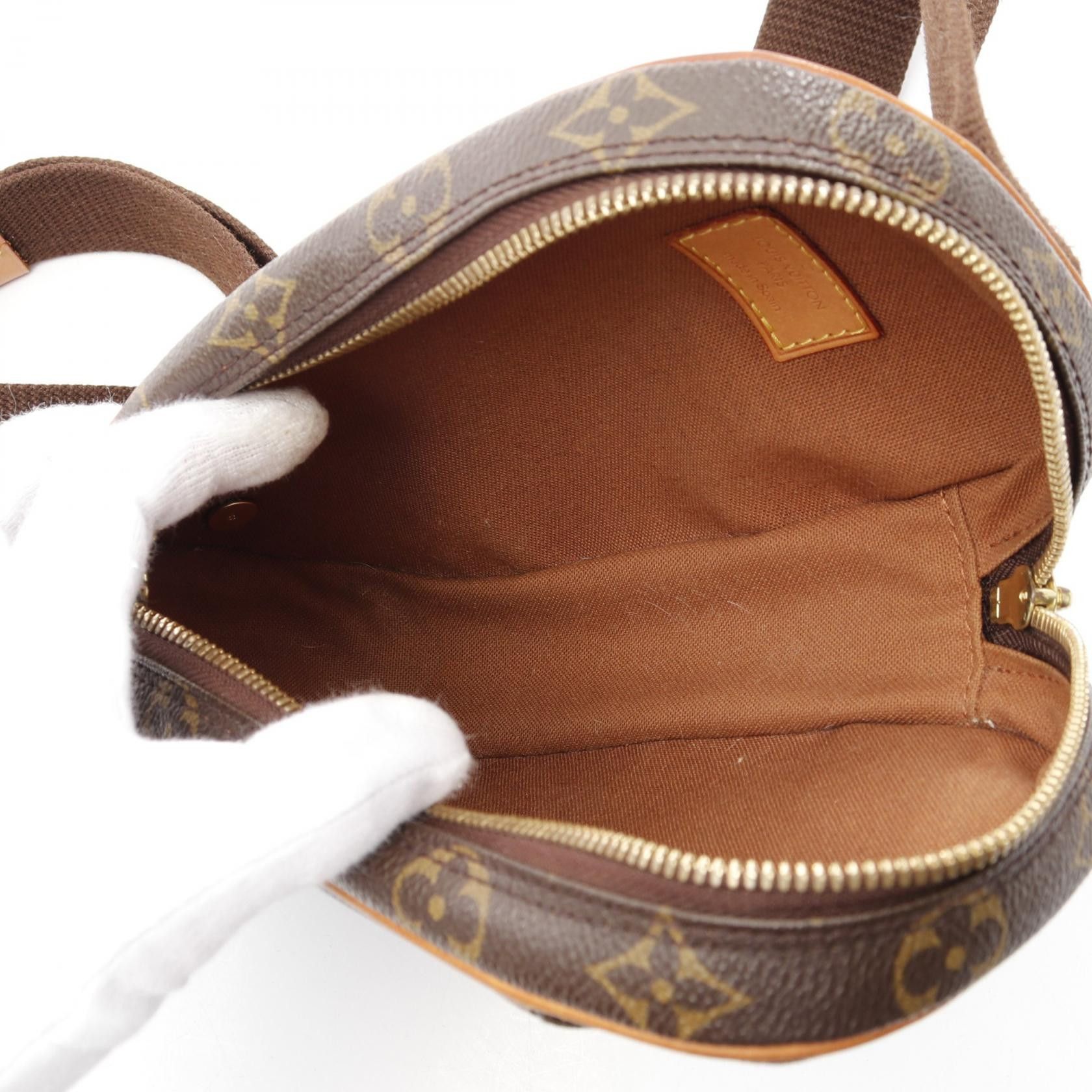 Louis Vuitton Louis Vuitton Louis Vuitton Pochette Gange Monogram Shoulder Bag Canvas Belt Bag M51870 Size ONE SIZE - 3 Thumbnail