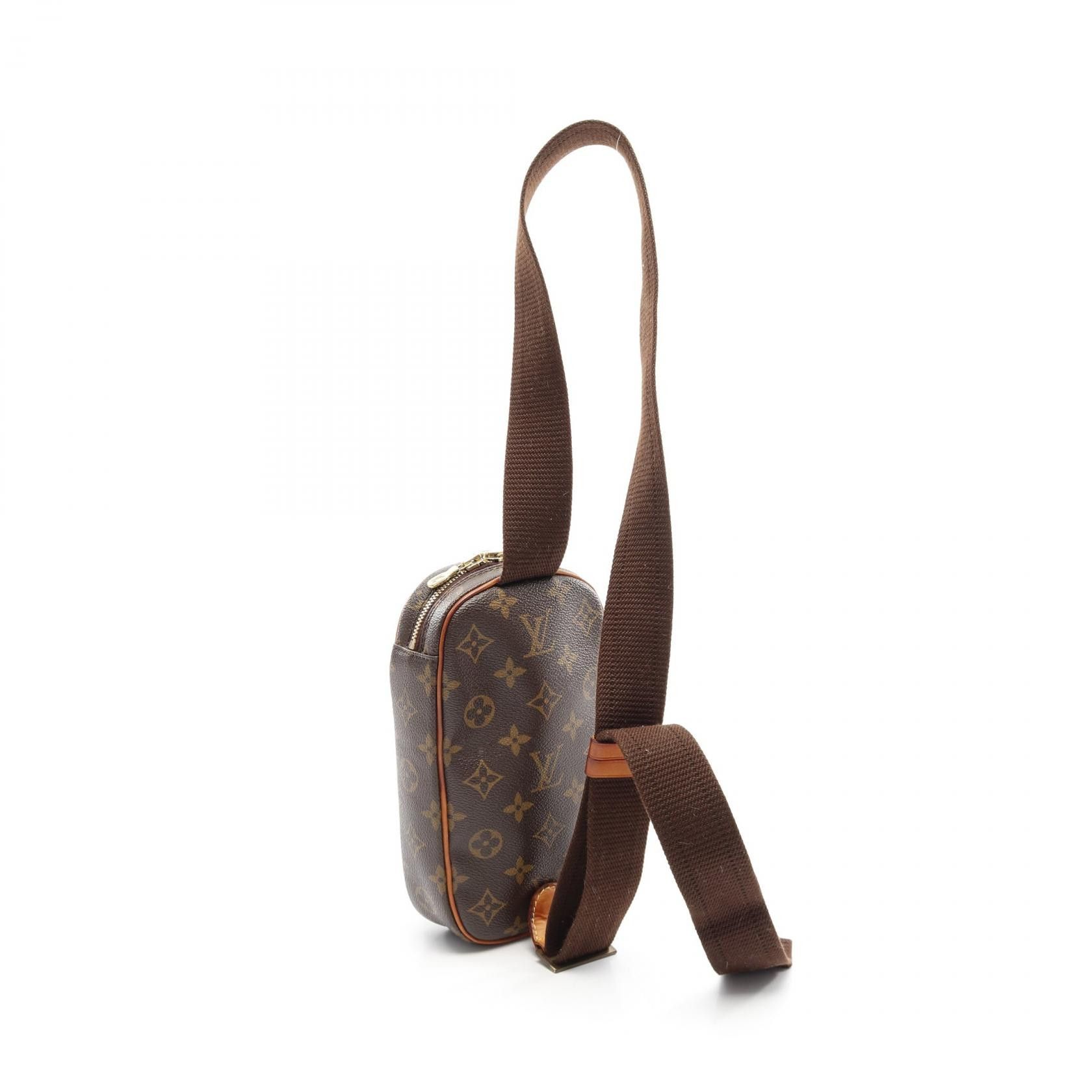 Louis Vuitton Louis Vuitton Louis Vuitton Pochette Gange Monogram Shoulder Bag Canvas Belt Bag M51870 Size ONE SIZE - 2 Thumbnail