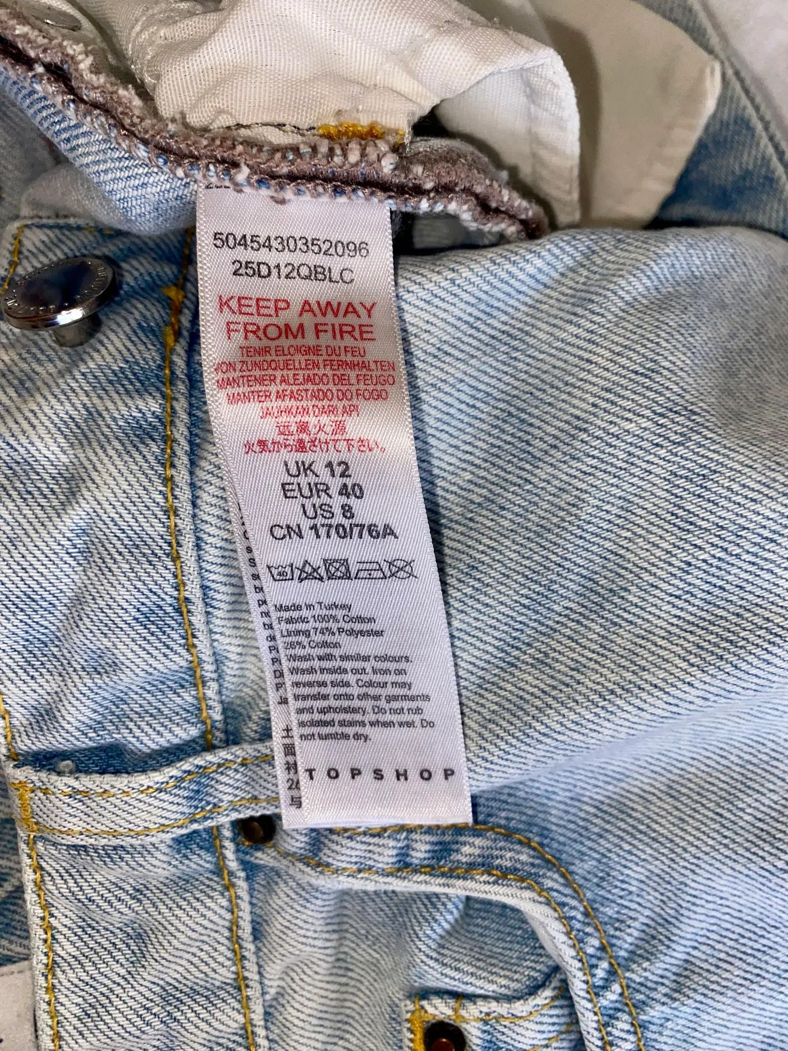 Topshop Topshop Jeans Size 28" / US 6 / IT 42 - 3 Thumbnail