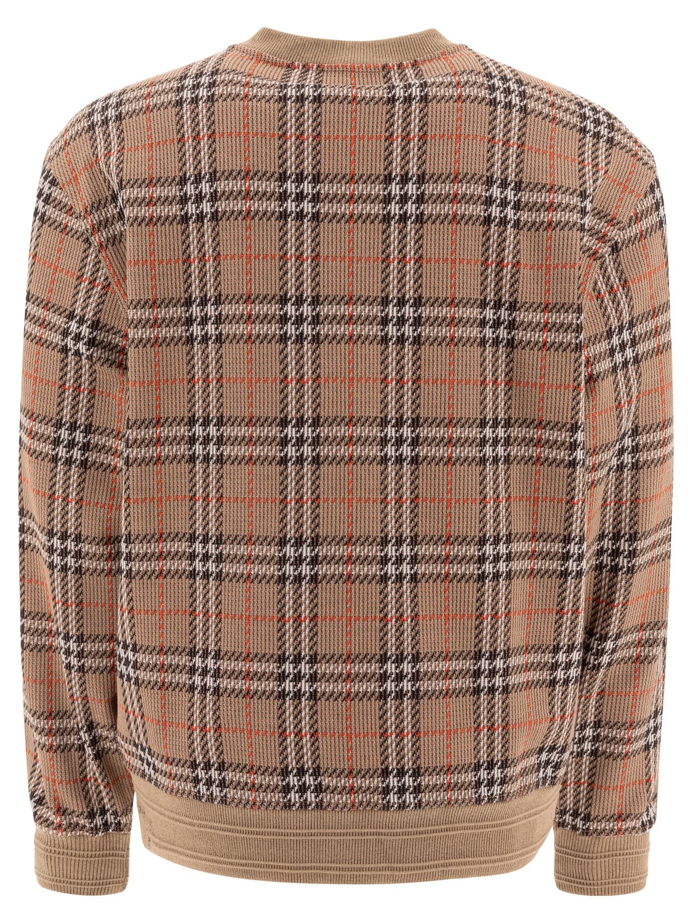 Burberry Cotton Check Crewneck Sweatshirt Size US S / EU 44-46 / 1 - 2 Thumbnail
