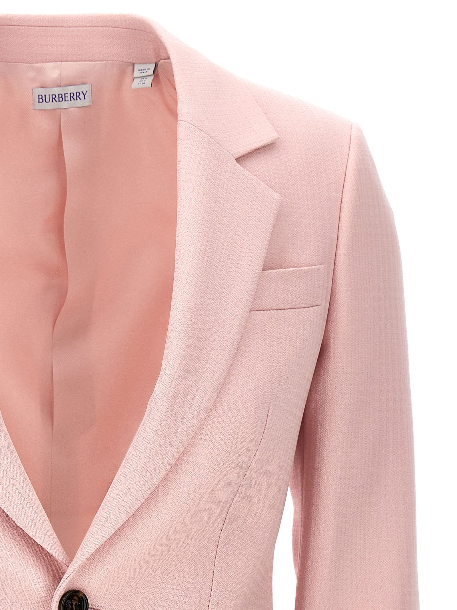 Burberry Single-Breasted Tailored Blazer Size S / US 4 / IT 40 - 3 Thumbnail