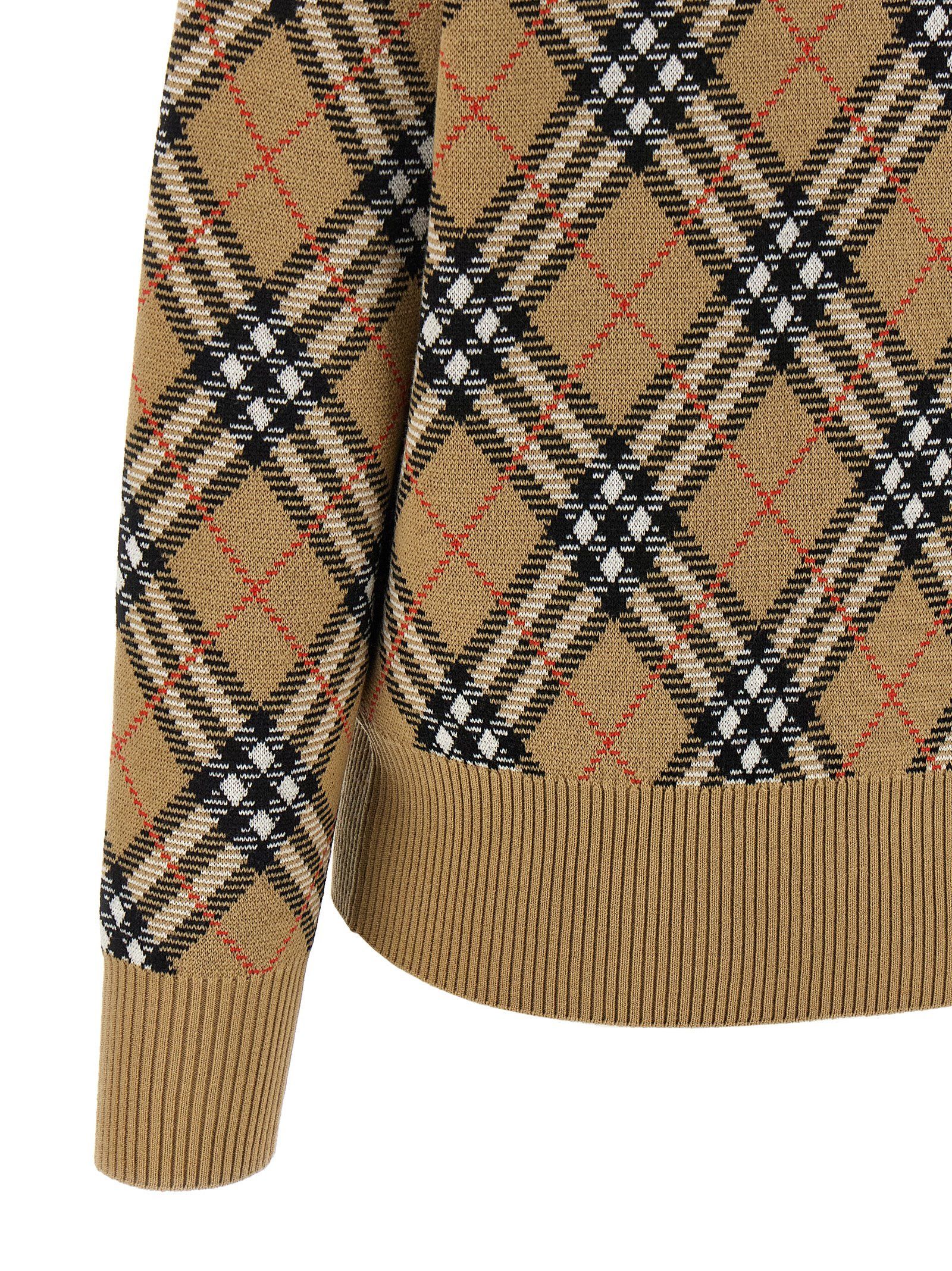Burberry Burberry Check Sweater Size L / US 10 / IT 46 - 4 Thumbnail