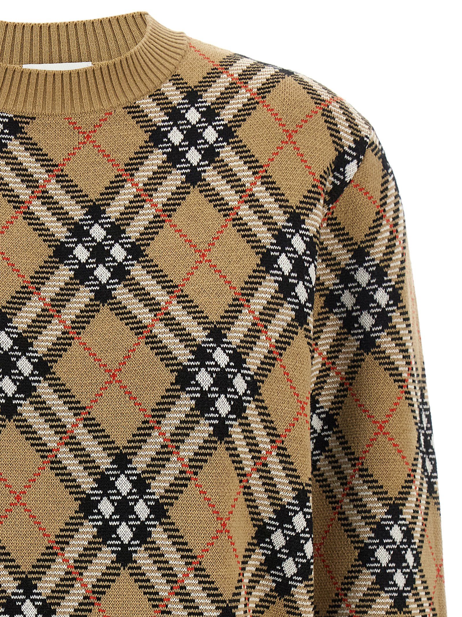 Burberry Burberry Check Sweater Size L / US 10 / IT 46 - 3 Thumbnail