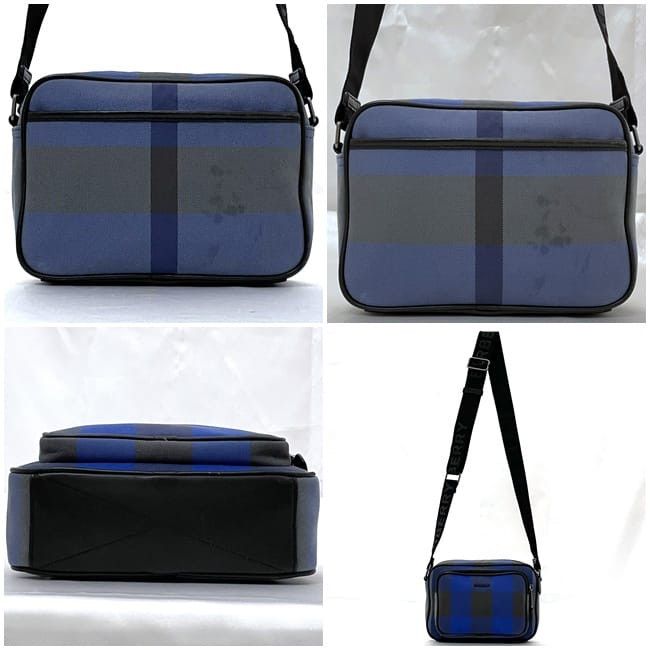Burberry BURBERRY Shoulder Bag Black Cotton Size ONE SIZE - 2 Thumbnail