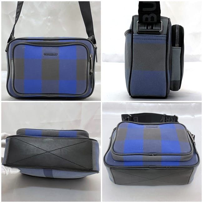 Burberry BURBERRY Shoulder Bag Black Cotton Size ONE SIZE - 3 Thumbnail
