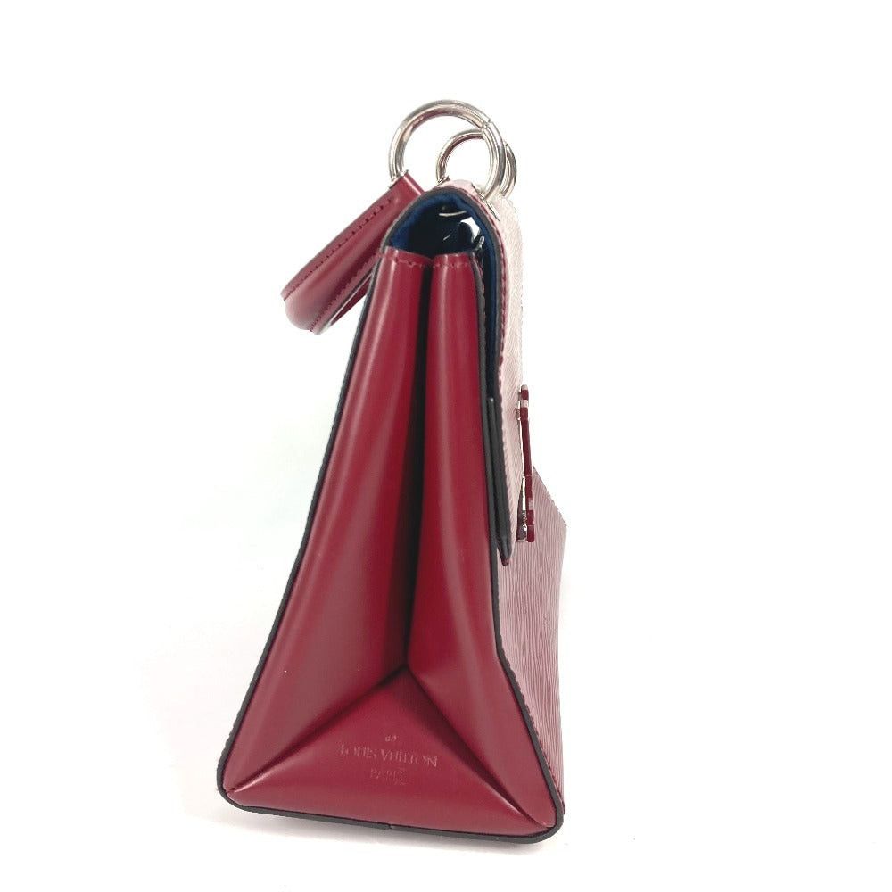 Louis Vuitton Louis Vuitton Epi Grenelle Pm Flap Briefcase Tote Bag Handbag Leather Women Wine Red Size ONE SIZE - 4 Thumbnail