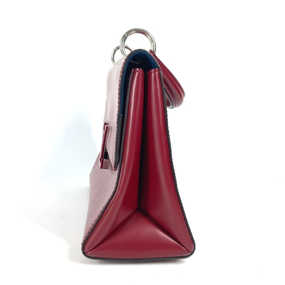 Louis Vuitton Louis Vuitton Epi Grenelle Pm Flap Briefcase Tote Bag Handbag Leather Women Wine Red Size ONE SIZE - 3 Thumbnail