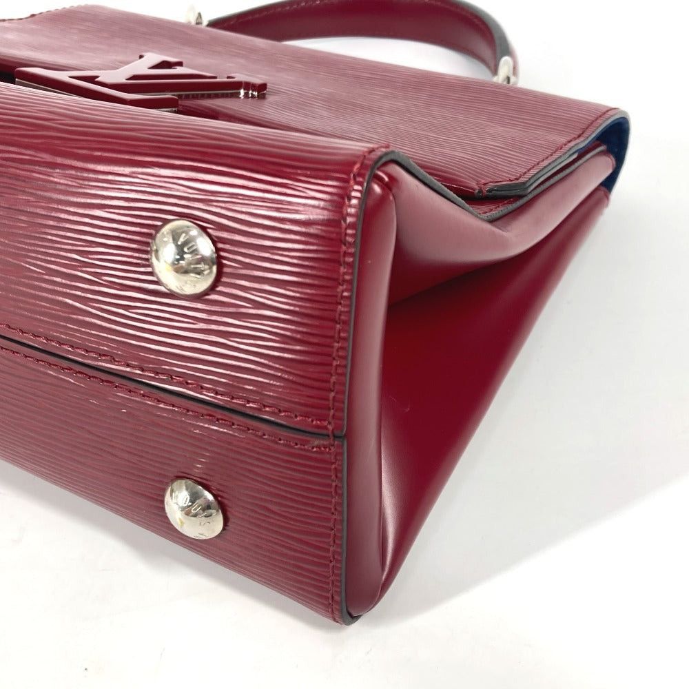 Louis Vuitton Louis Vuitton Epi Grenelle Pm Flap Briefcase Tote Bag Handbag Leather Women Wine Red Size ONE SIZE - 7 Thumbnail