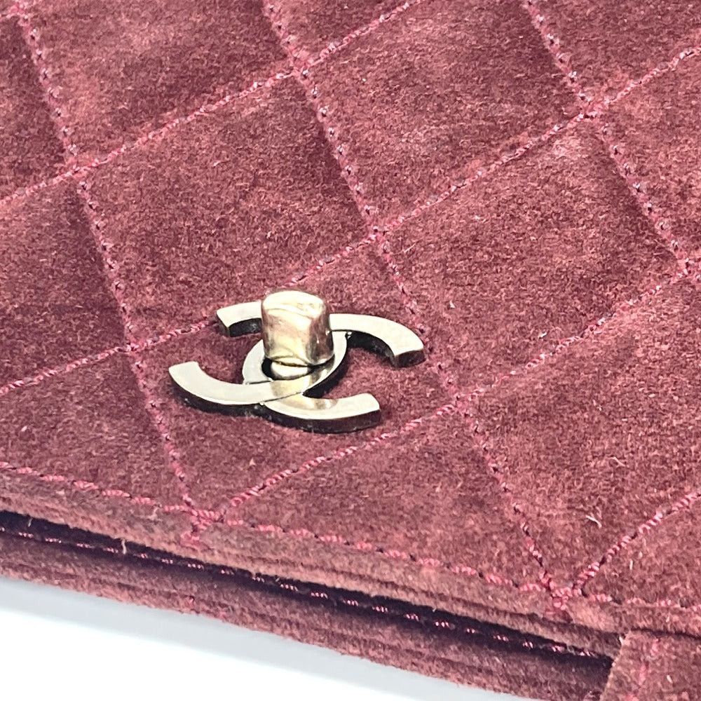 Chanel Chanel Tote Bag Turn Lock Cc Coma Mark Matelasse 2 Way Shoulder Diagonal Hanging (E.G. Of A Rocket) Briefcase Handbag Suede Women Wine Red Size ONE SIZE - 9 Thumbnail