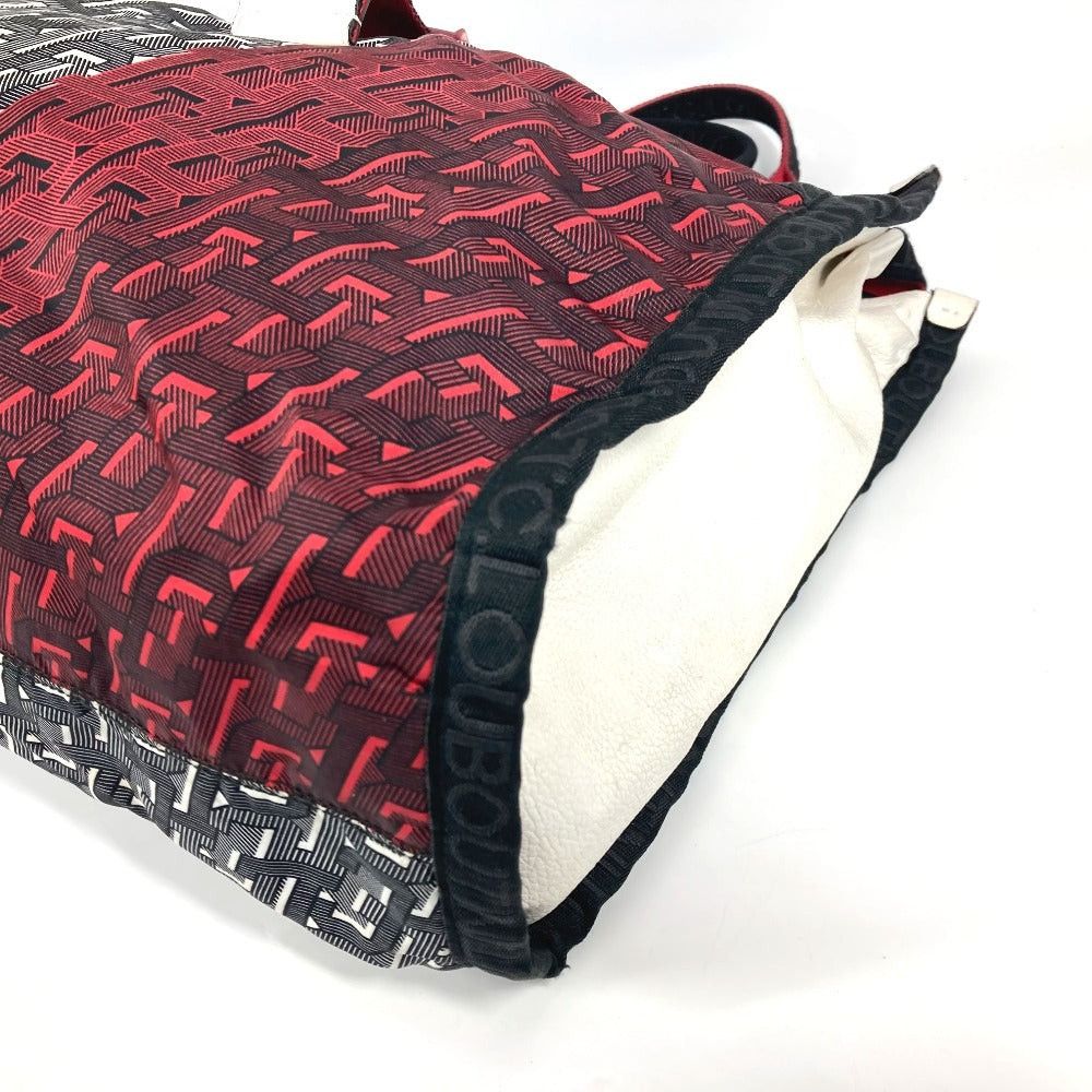Christian Louboutin Christian Louboutin Logo 2 Way Bag Handbag Tote Briefcase Shoulder Nylon Unisex Red Size ONE SIZE - 6 Thumbnail