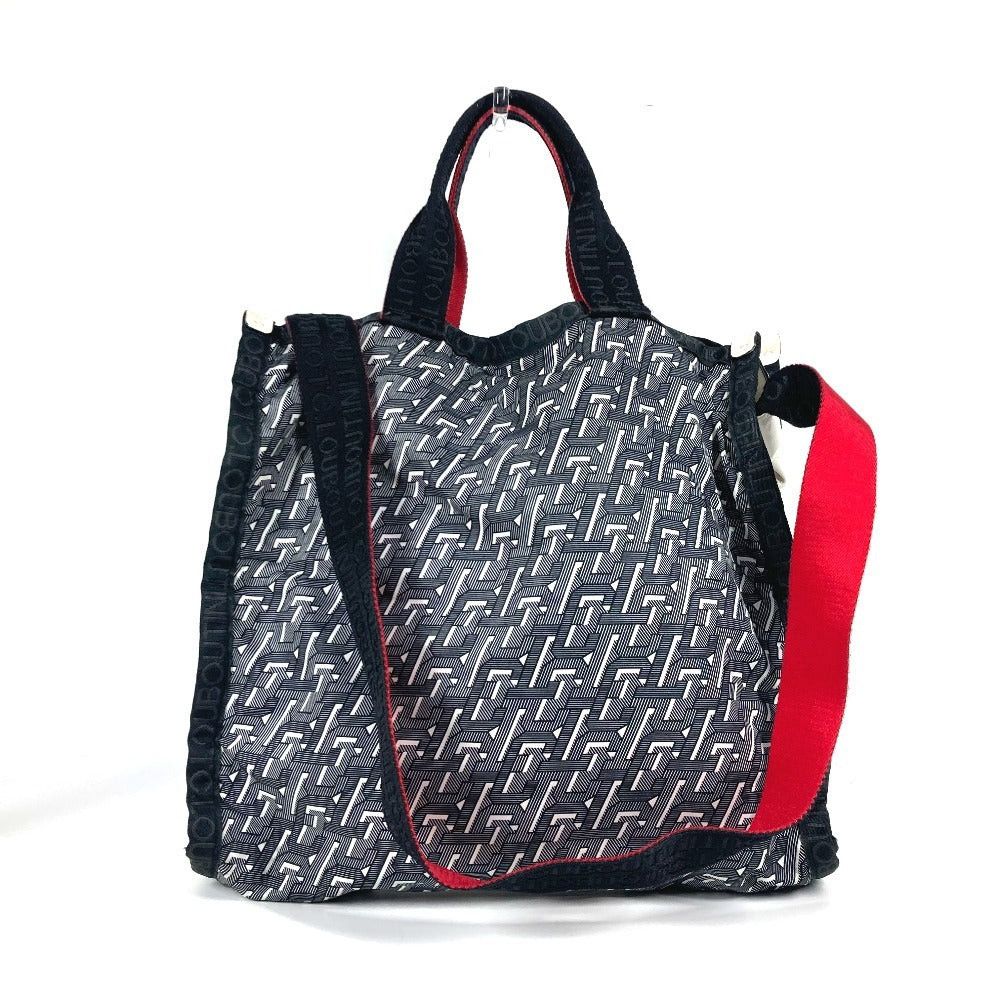 Christian Louboutin Christian Louboutin Logo 2 Way Bag Handbag Tote Briefcase Shoulder Nylon Unisex Red Size ONE SIZE - 2 Thumbnail