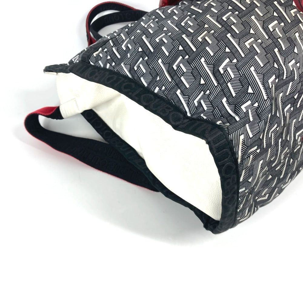 Christian Louboutin Christian Louboutin Logo 2 Way Bag Handbag Tote Briefcase Shoulder Nylon Unisex Red Size ONE SIZE - 7 Thumbnail