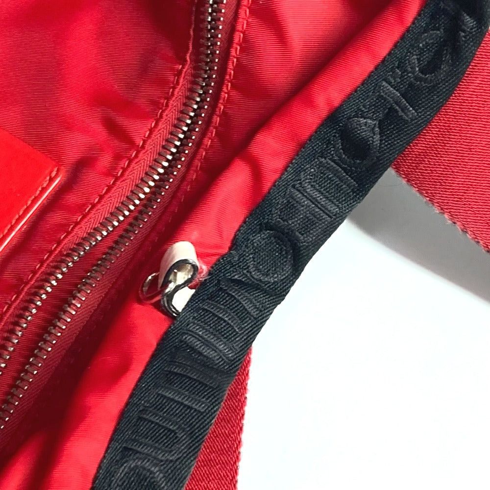 Christian Louboutin Christian Louboutin Logo 2 Way Bag Handbag Tote Briefcase Shoulder Nylon Unisex Red Size ONE SIZE - 18 Thumbnail