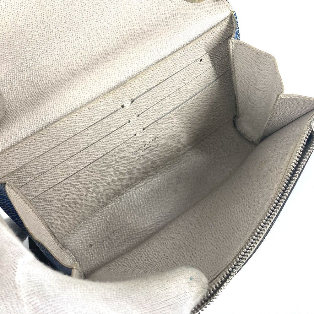 Louis Vuitton Louis Vuitton M61036 Epi Denim Small Leather Belt Worn By Commoners In Ancient Japan Twist Chain Wallet Long Diagonal Hanging (E.G. Of A Rocket) Flap Shoulder Bag Women Blue Size ONE SIZE - 5 Thumbnail