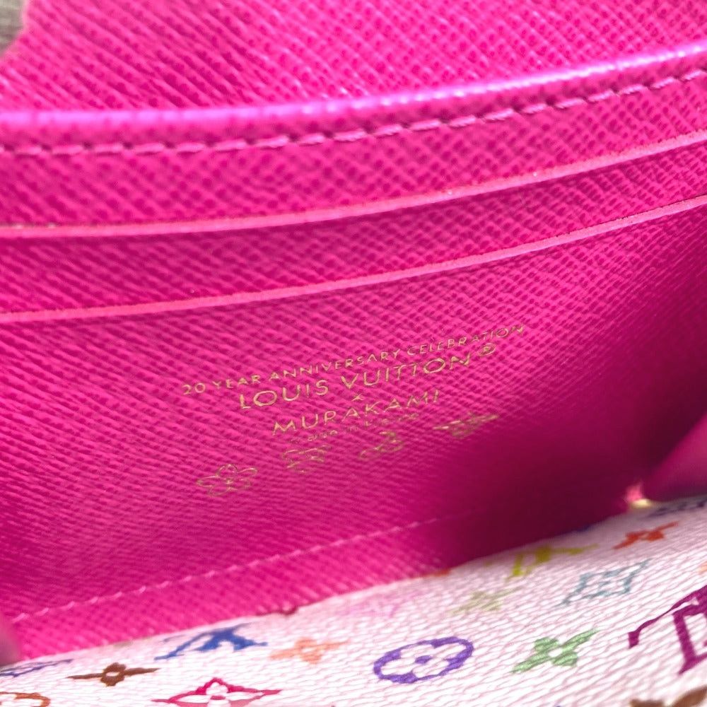 Louis Vuitton Louis Vuitton M14144 Japan Only Epi Takashi Murakami Lv Tm Zippy Coin Parse Wallet Change Purse Round Fastener Leather Women Cute Pink Size ONE SIZE - 14 Thumbnail