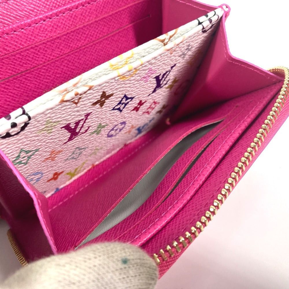 Louis Vuitton Louis Vuitton M14144 Japan Only Epi Takashi Murakami Lv Tm Zippy Coin Parse Wallet Change Purse Round Fastener Leather Women Cute Pink Size ONE SIZE - 12 Thumbnail