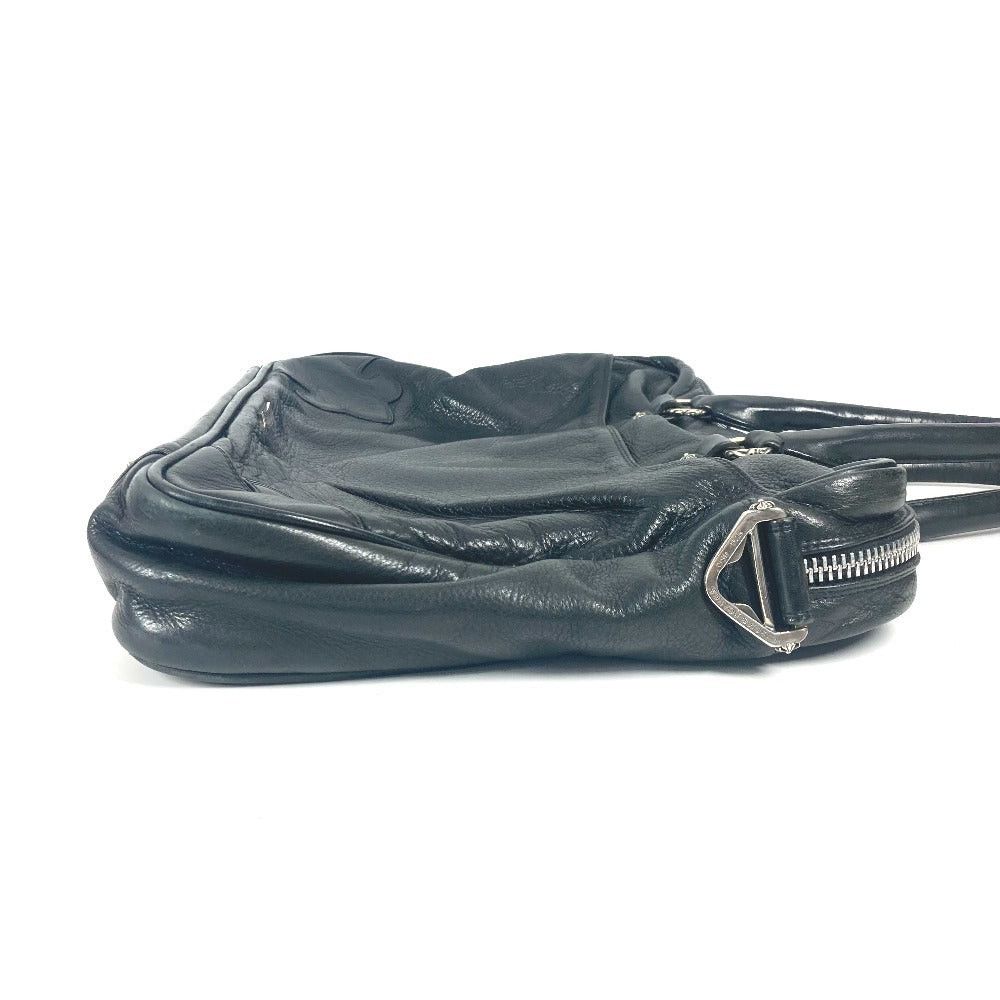 Chrome Hearts Chrome Hearts Bs Flare Porte-Documents Briefcase Tote Bag Shoulder Shawl Business Leather Unisex Black Size ONE SIZE - 10 Thumbnail