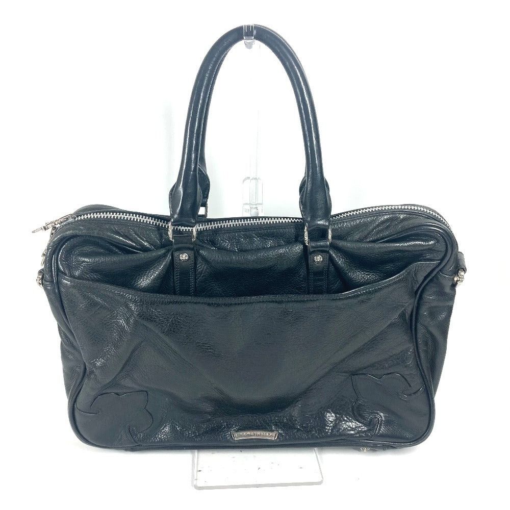 Chrome Hearts Chrome Hearts Bs Flare Porte-Documents Briefcase Tote Bag Shoulder Shawl Business Leather Unisex Black Size ONE SIZE - 2 Thumbnail