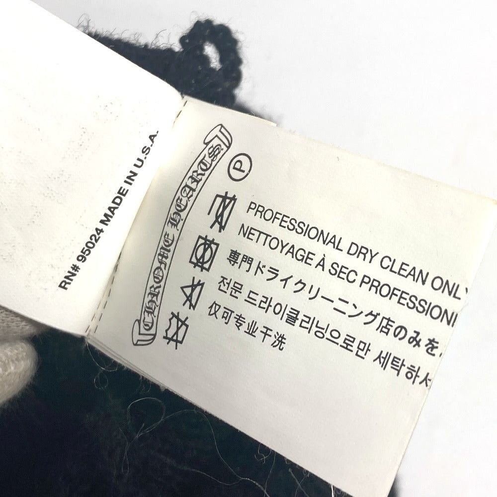 Chrome Hearts Chrome Hearts Ch Logo Beanie Chapeau Knitted Hat Knit Cap Wool Unisex Black Size ONE SIZE - 11 Thumbnail
