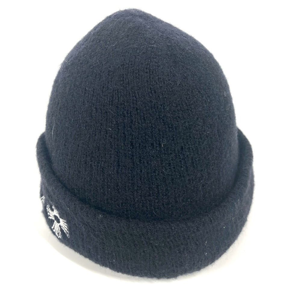 Chrome Hearts Chrome Hearts Horseshoe Logo Bicolor Beanie Chapeau Knitted Hat Knit Cap Wool Unisex Black Size ONE SIZE - 4 Thumbnail