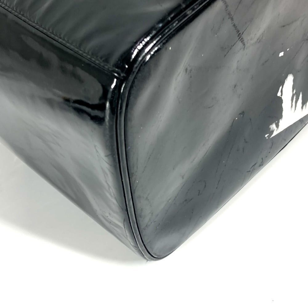 Chanel Chanel Cc Coma Mark Vanity Bag 2 Way Shoulder Briefcase Shawl Handbag Patent Leather Women Black Size ONE SIZE - 8 Thumbnail