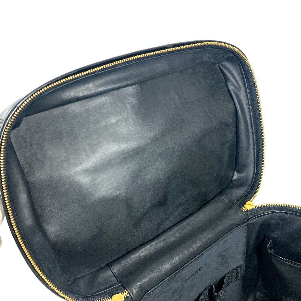 Chanel Chanel Cc Coma Mark Vanity Bag 2 Way Shoulder Briefcase Shawl Handbag Patent Leather Women Black Size ONE SIZE - 12 Thumbnail