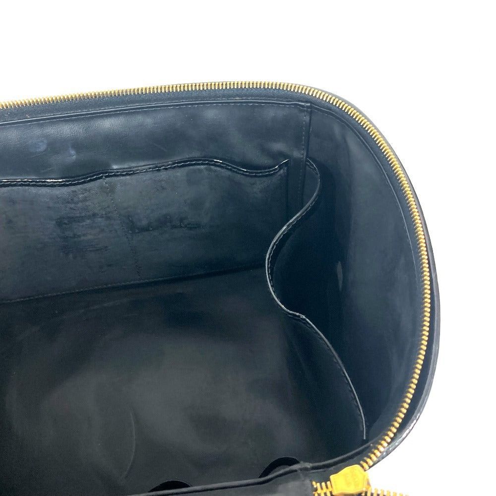 Chanel Chanel Cc Coma Mark Vanity Bag 2 Way Shoulder Briefcase Shawl Handbag Patent Leather Women Black Size ONE SIZE - 15 Thumbnail