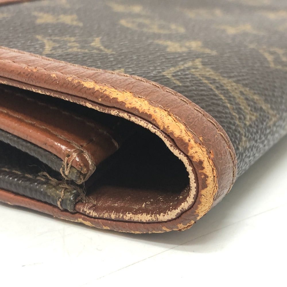 Louis Vuitton Louis Vuitton M51810 Monogram Pochette Dam Gm Back Briefcase Pouch Zippered Carrying Case Clutch Bag Canvas Women Brown Size ONE SIZE - 3 Thumbnail