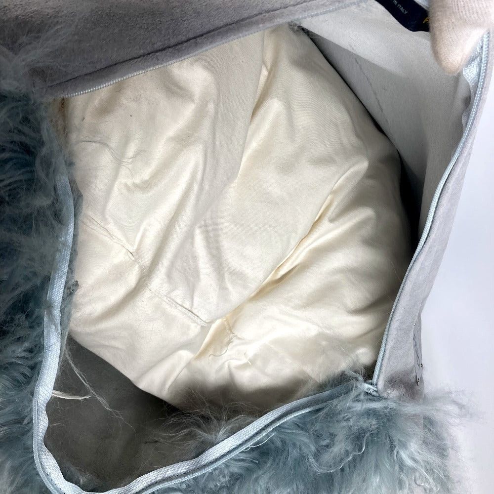 Fendi Fendi Fur Big Pillow Interior Cushion Canvas Unisex Blue Size ONE SIZE - 8 Thumbnail