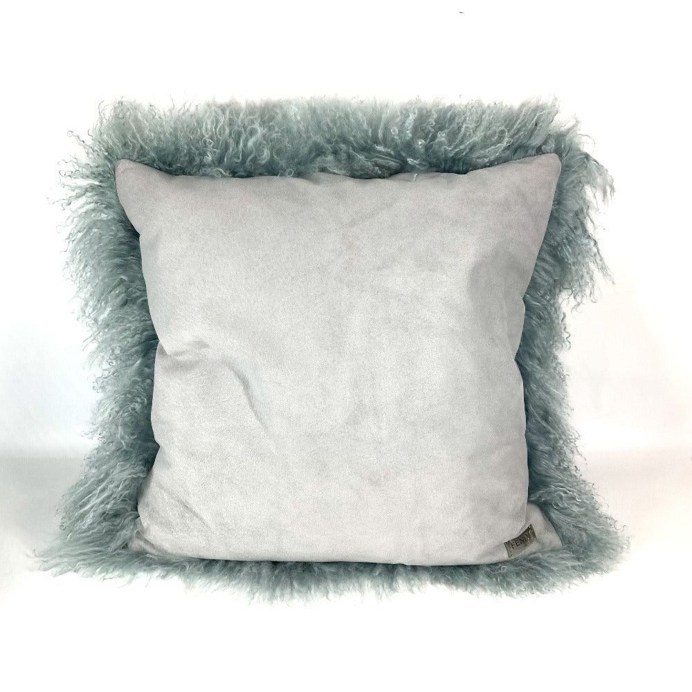 Fendi Fendi Fur Big Pillow Interior Cushion Canvas Unisex Blue Size ONE SIZE - 2 Thumbnail