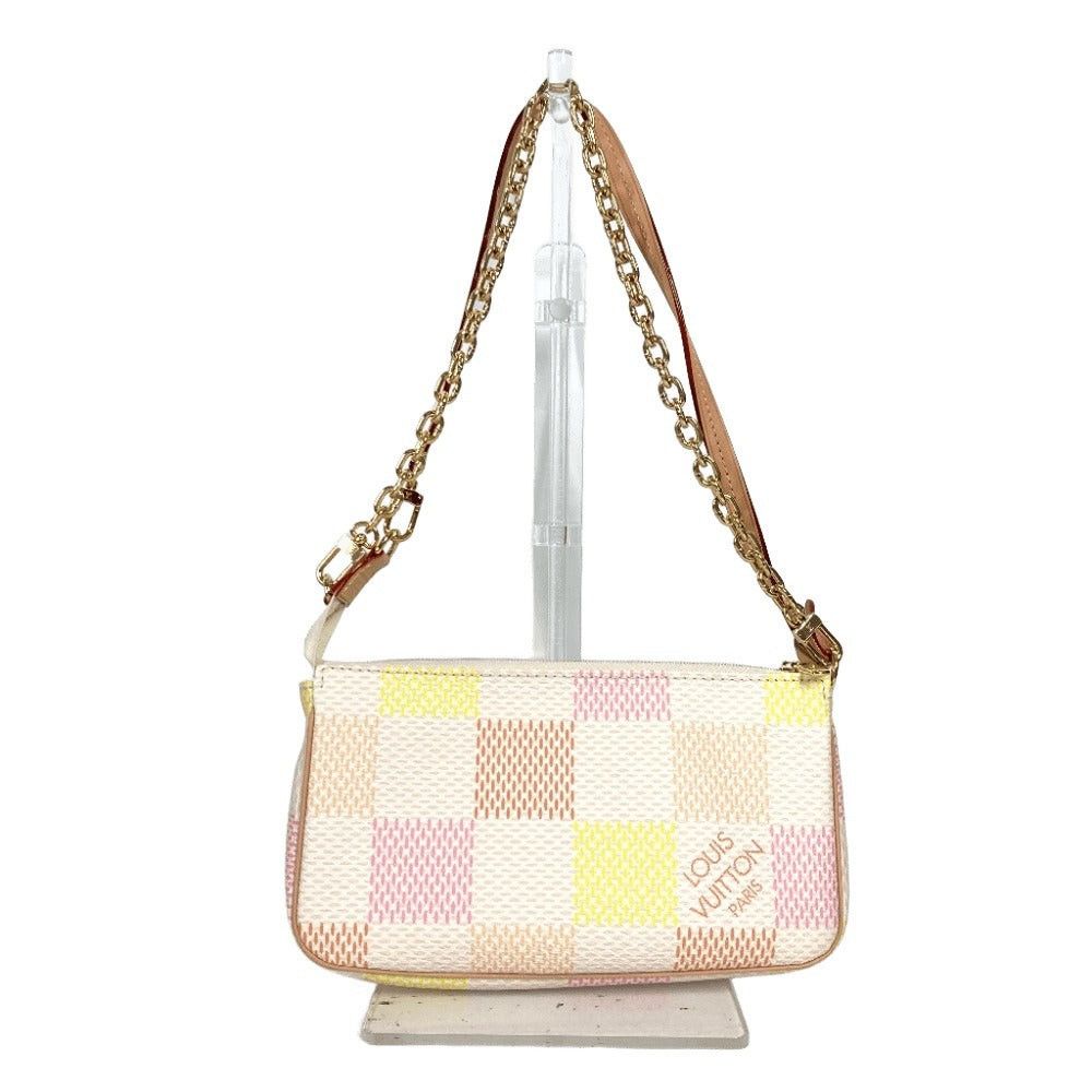 Louis Vuitton Louis Vuitton N40642 Damiericious. Pochette Accessoire Briefcase Diagonal Hanging (E.G. Of A Rocket) 2 Way Bag Metis Shoulder Damier Canvas Women Peach Pink Size ONE SIZE - 2 Thumbnail