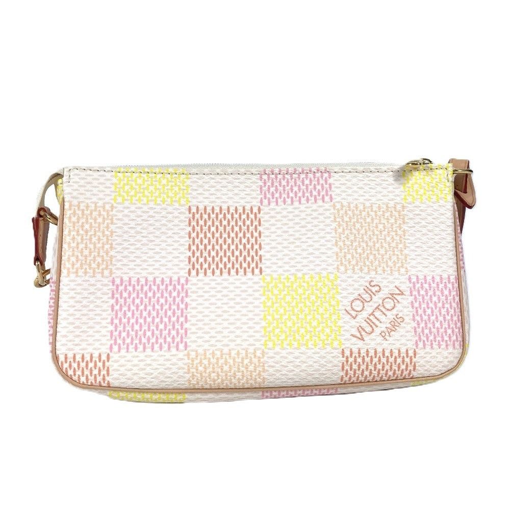 Louis Vuitton Louis Vuitton N40642 Damiericious. Pochette Accessoire Briefcase Diagonal Hanging (E.G. Of A Rocket) 2 Way Bag Metis Shoulder Damier Canvas Women Peach Pink Size ONE SIZE - 7 Thumbnail