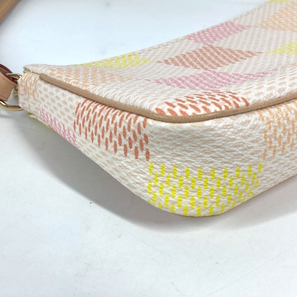 Louis Vuitton Louis Vuitton N40642 Damiericious. Pochette Accessoire Briefcase Diagonal Hanging (E.G. Of A Rocket) 2 Way Bag Metis Shoulder Damier Canvas Women Peach Pink Size ONE SIZE - 11 Thumbnail