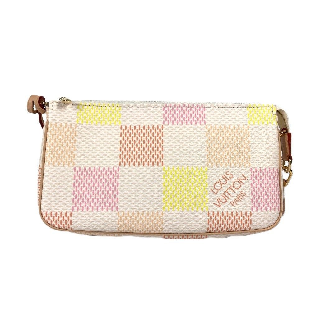 Louis Vuitton Louis Vuitton N40642 Damiericious. Pochette Accessoire Briefcase Diagonal Hanging (E.G. Of A Rocket) 2 Way Bag Metis Shoulder Damier Canvas Women Peach Pink Size ONE SIZE - 6 Thumbnail