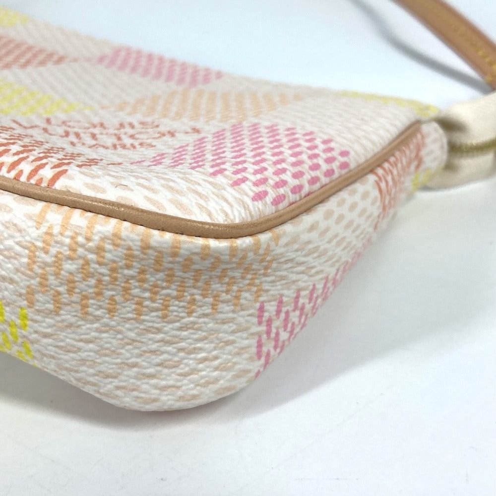 Louis Vuitton Louis Vuitton N40642 Damiericious. Pochette Accessoire Briefcase Diagonal Hanging (E.G. Of A Rocket) 2 Way Bag Metis Shoulder Damier Canvas Women Peach Pink Size ONE SIZE - 10 Thumbnail