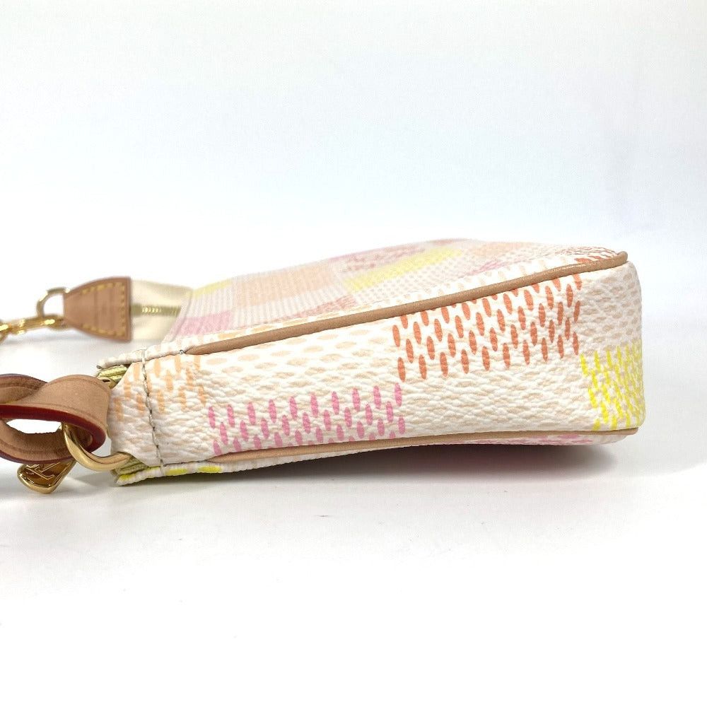 Louis Vuitton Louis Vuitton N40642 Damiericious. Pochette Accessoire Briefcase Diagonal Hanging (E.G. Of A Rocket) 2 Way Bag Metis Shoulder Damier Canvas Women Peach Pink Size ONE SIZE - 8 Thumbnail