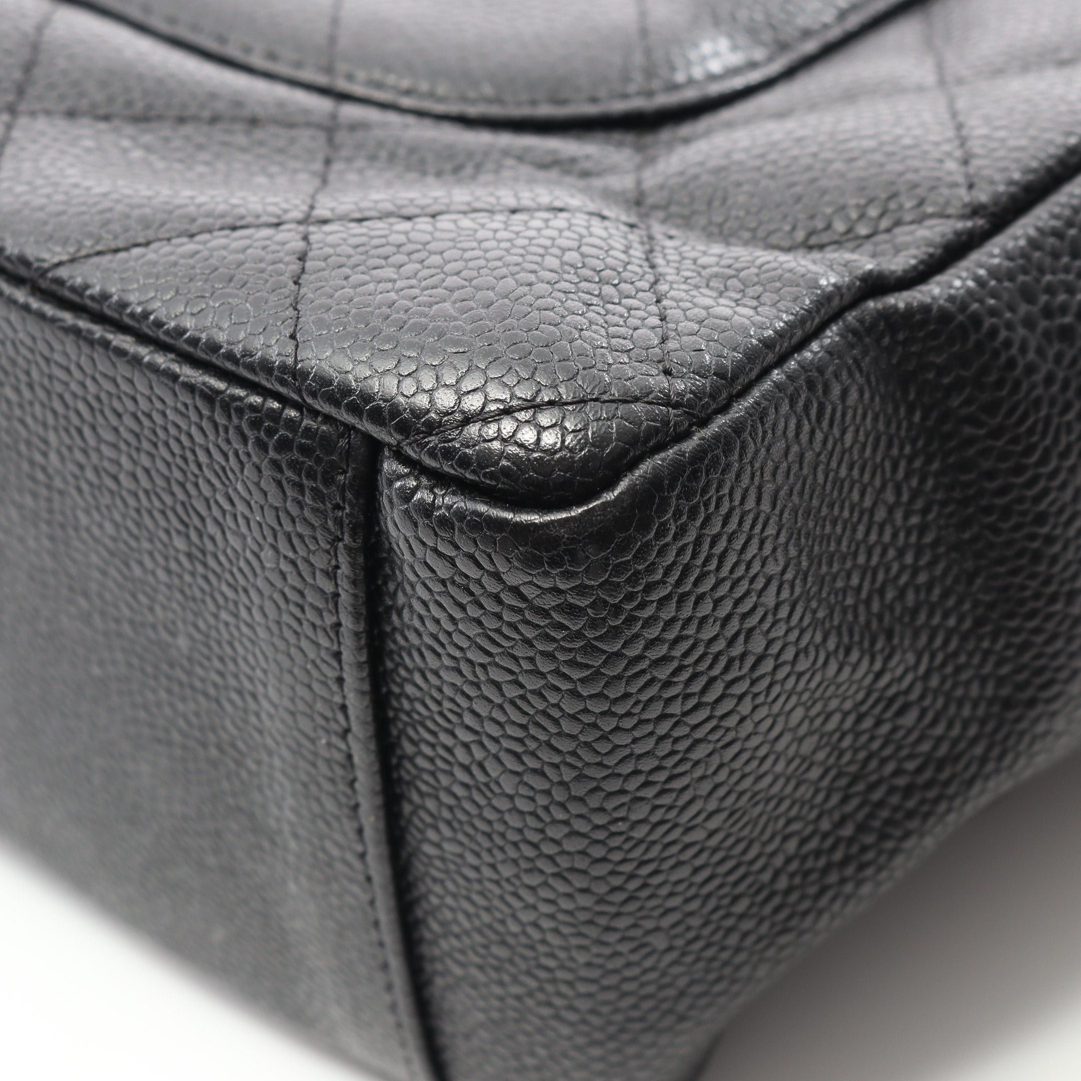 Chanel Chanel Matelasse Pst Chain Shoulder Bag Tote Caviar Skin Black Gold Hardware Size ONE SIZE - 7 Thumbnail