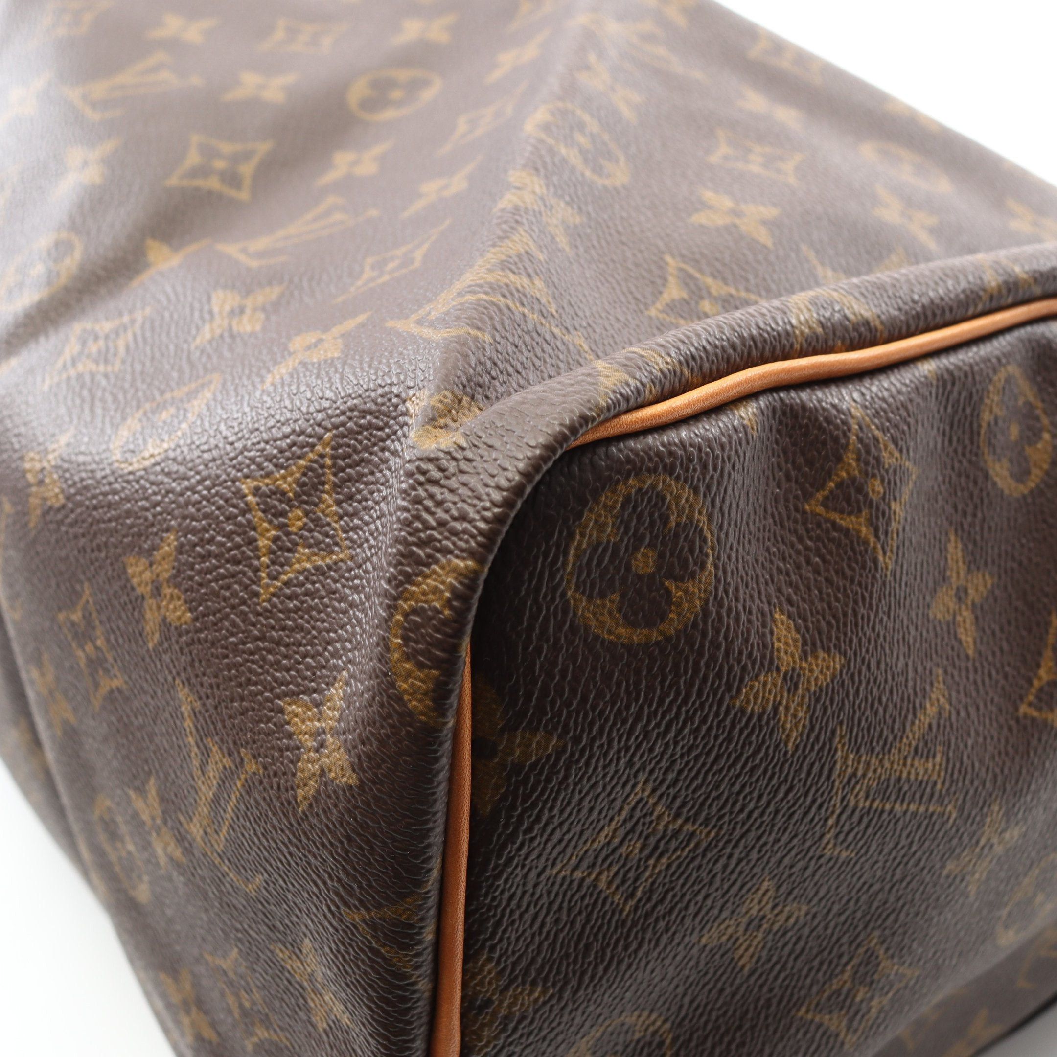 Louis Vuitton Louis Vuitton Speedy 35 Monogram Handbag Leather Brown Size ONE SIZE - 6 Thumbnail